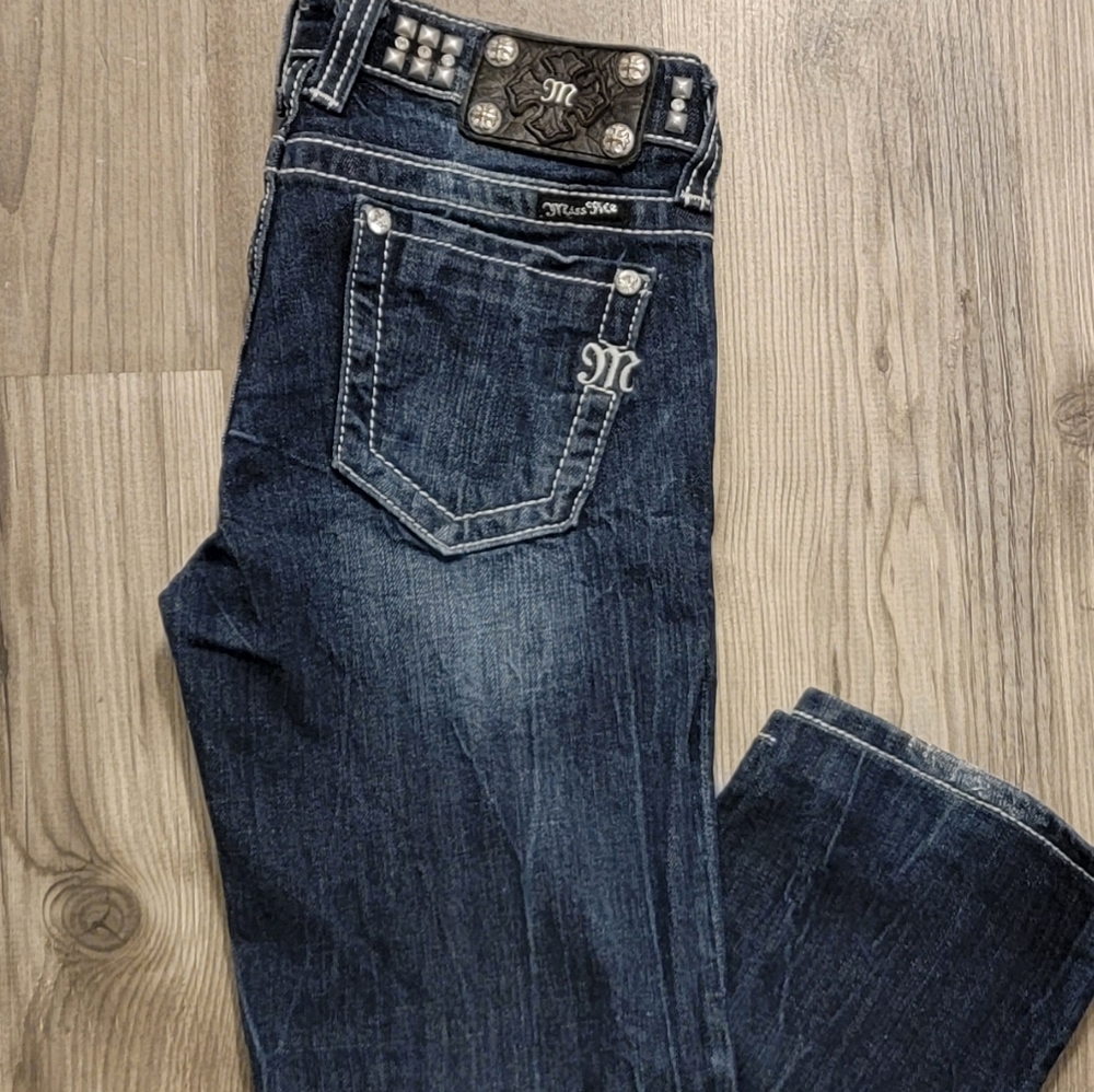 MISS ME Studded Jeans Size 14 (Girls)
